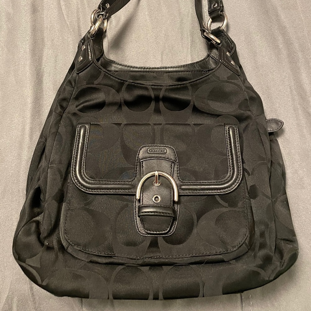 Black coach purse